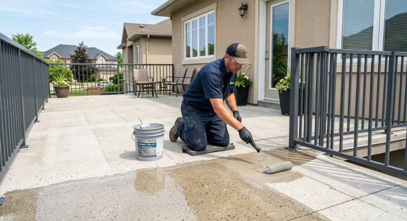 Stamped Concrete Sealing in Gig Harbor, WA